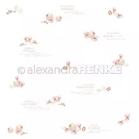 Papier - petits paniers de P&acirc;ques  - Alexandra Renke