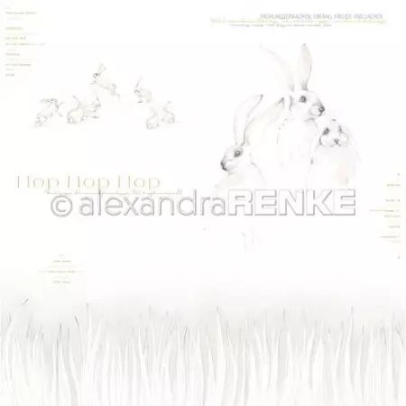 Papier - rabbit meadow Hop Hop Hop
