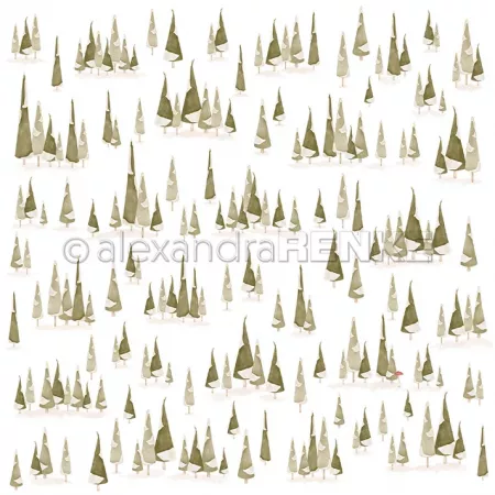 Papier - Raccord for&ecirc;t de sapins