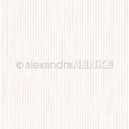Papier - Rayures Rose - Alexandra Renke