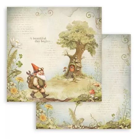 Papier - Romantic Collection - Hidden Grove - 30x30 cm - Stampéria