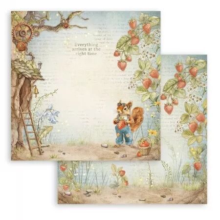 Papier - Romantic Collection - Hidden Grove - 30x30 cm - Stampéria