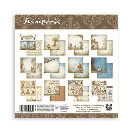 Papier - Romantic Collection - Hidden Grove - 30x30 cm - Stampéria