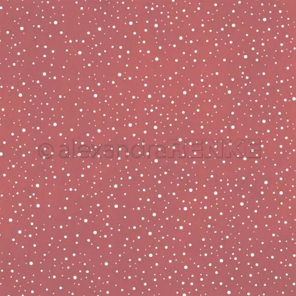 Papier - Snow flurry coral pink