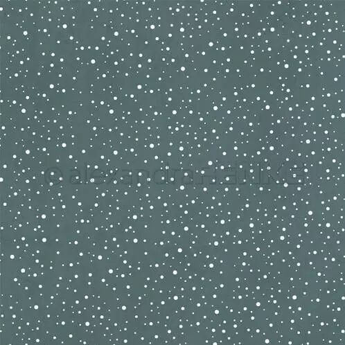 Papier - Snow flurry petrol