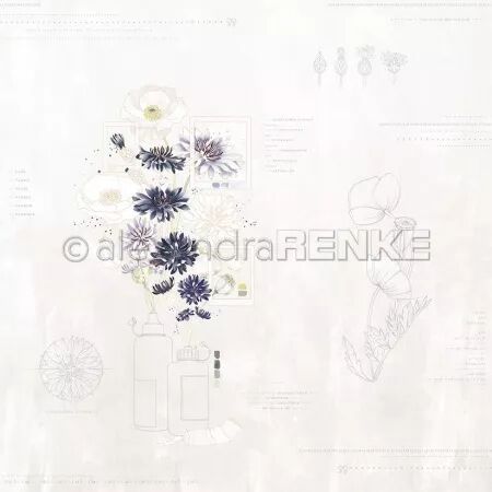 Papier - Splendeur créative - Bouquet de bleuets -  Alexandra Renke
