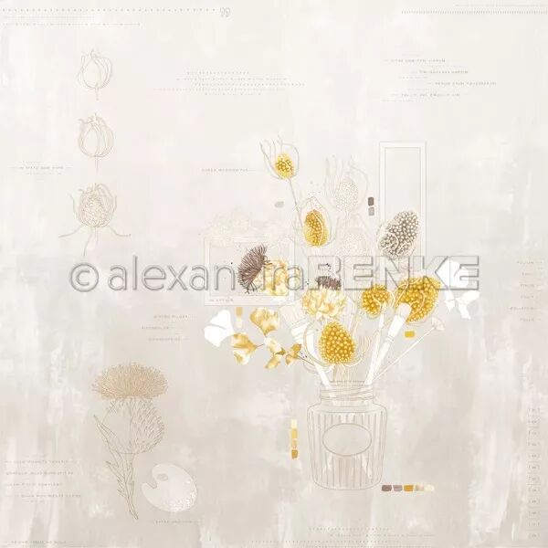 Papier - Splendeur cr�ative - Bouquet de chardons  - Alexandra Renke