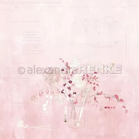 Papier - Splendeur créative - Bouquet de dahlias  - Alexandra Renke