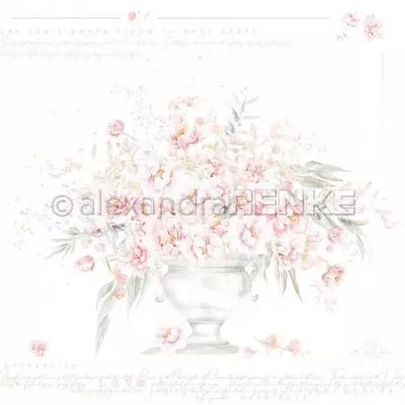 Papier - Summer time - Vase with paonies