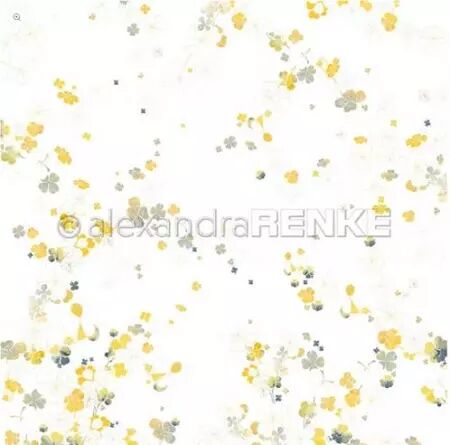 Papier - Trèfle porte-bonheur - Petits Trèfles jaune-vert