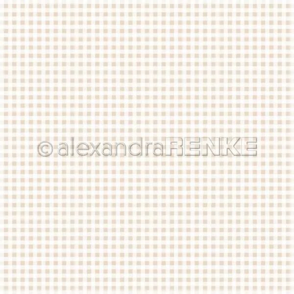 Papier - Vichy ivoire - Alexandra Renke
