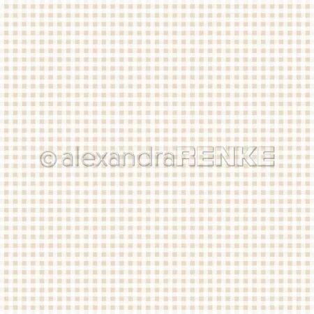 Papier - Vichy ivoire - Alexandra Renke