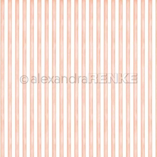 Papier - Watercolor stripes - Fox