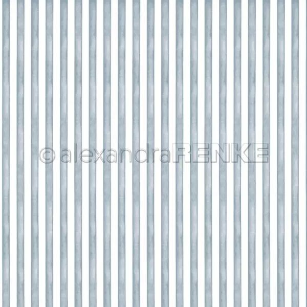 Papier - Watercolor stripes - Seal dark