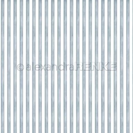 Papier - Watercolor stripes - Seal dark