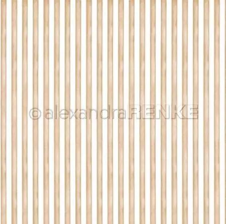 Papier - Watercolor stripes goose dark