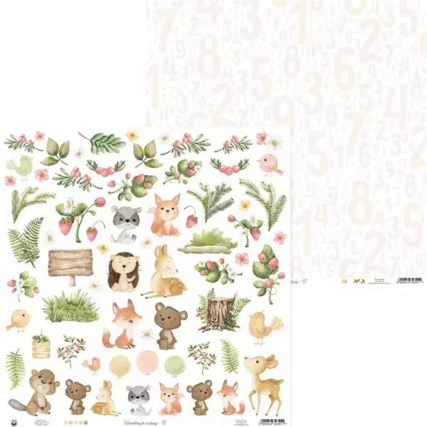 Papier - Woodland cuties - 07 - Motifs � d�couper