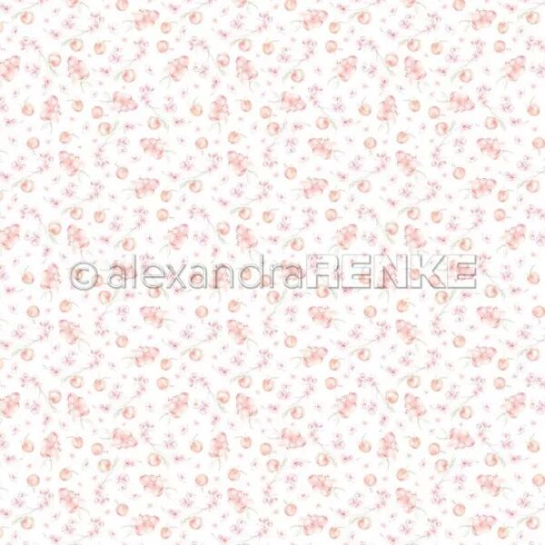 Papier -Jardin de p�chers