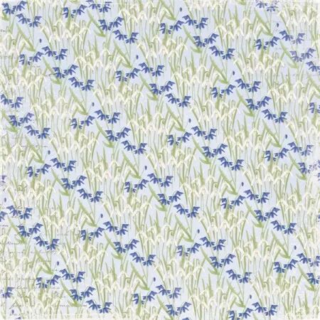 Papier 12x12 - Antligen - Varlokar / fond de fleurs - Maja Design