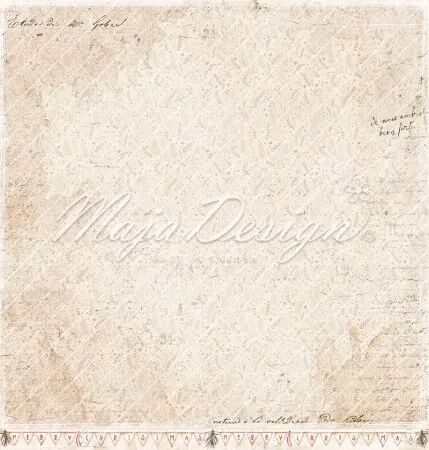 Papier 12x12 - Happy Christmas - Etiquettes -  Maja Design