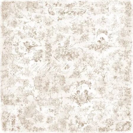 Papier 12x12 - Sofiero - Toile de Jouy - Maja Design