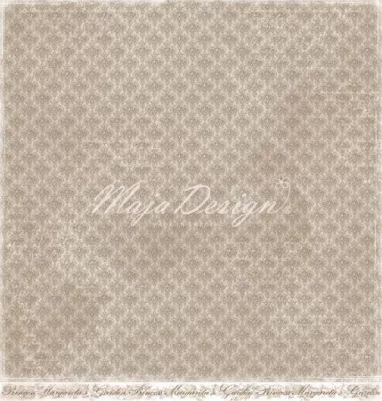 Papier 12x12 - Sofiero - Toile de Jouy - Maja Design