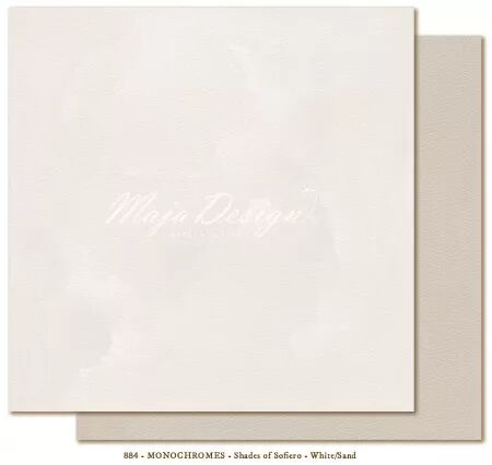 Papier 12x12 - Sofiero - White/Sand - Blanc/Sable -  Maja Design