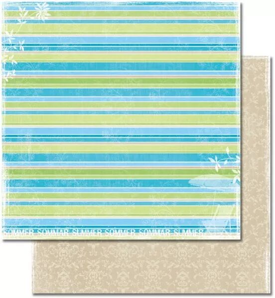 Papier 12x12 - Sommartider - Lata dagar / Journ�es de farniente - Maja Design