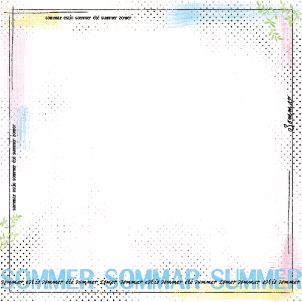 Papier 12x12 - Sommartider - Sommarens bild / Photo de l\'�t� - Maja Design