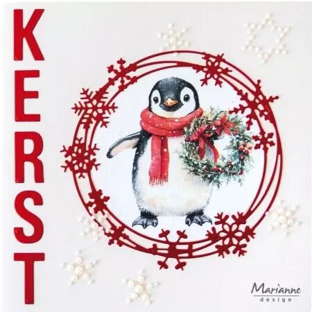 Papier &agrave; d&eacute;couper - Christmas Animals - Marianne design