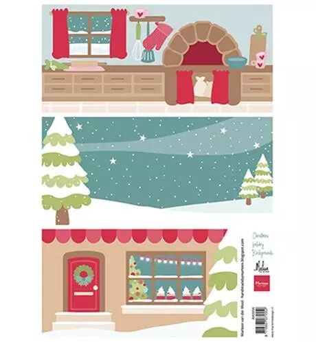 Papier � d�couper - Christmas Bakery Backgrounds by Marleen