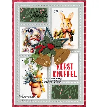 Papier &agrave; d&eacute;couper - Christmas Stamps - Marianne design