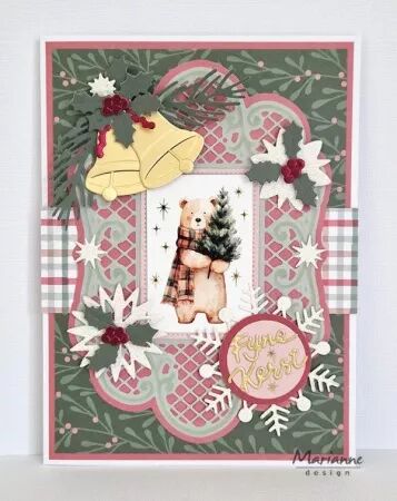 Papier &agrave; d&eacute;couper - Christmas Stamps - Marianne design
