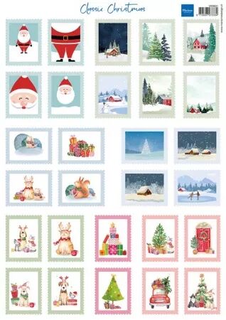 Papier à découper - Classic Christmas - Marianne design