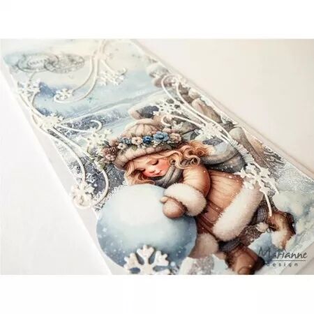 Papier à découper - Cosy Winter - by Fairybells - Marianne design