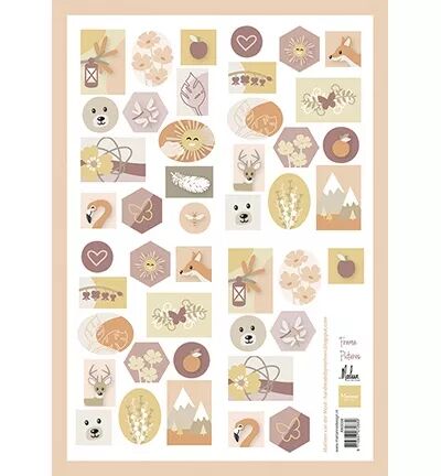Papier � d�couper - Frame pictures- Marianne design