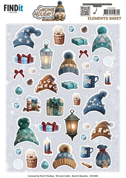 Papier � d�couper - Gnomie Holidays accessoires