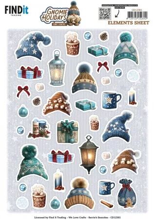Papier à découper - Gnomie Holidays accessoires