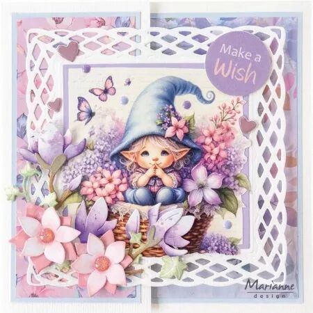 Papier &agrave; d&eacute;couper - Magical garden - by Fairybells - Marianne design