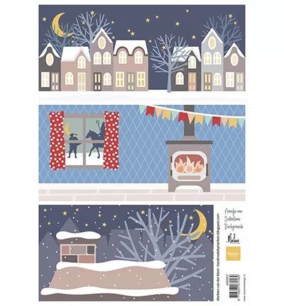 Papier � d�couper - Marleen - Avondje van Sinterklaas - Nuit de Saint Nicolas