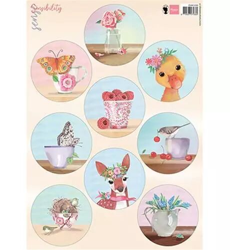 Papier � d�couper - Sensibility - Summer circles