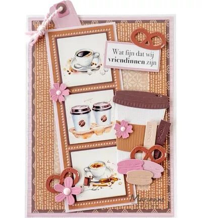 Papier &agrave; d&eacute;couper - Tea Time - Marianne design