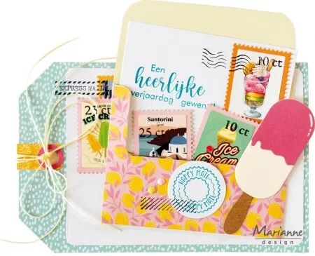 Papier à découper - Vacation TIme - Marianne design