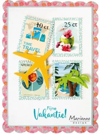 Papier à découper - Vacation TIme - Marianne design