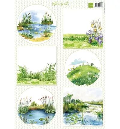 Papier � d�couper - Waterfront - Marianne design