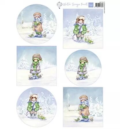 Papier à découper - Winter Forest