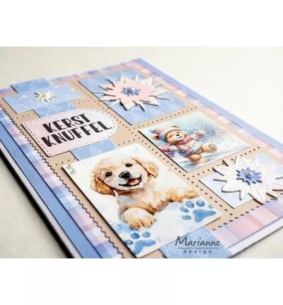 Papier &agrave; d&eacute;couper - Winter Stamps - Marianne design
