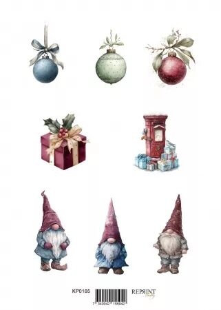 Papier &agrave; d&eacute;couper A4 - Elements et gnomes - Reprint Hobby