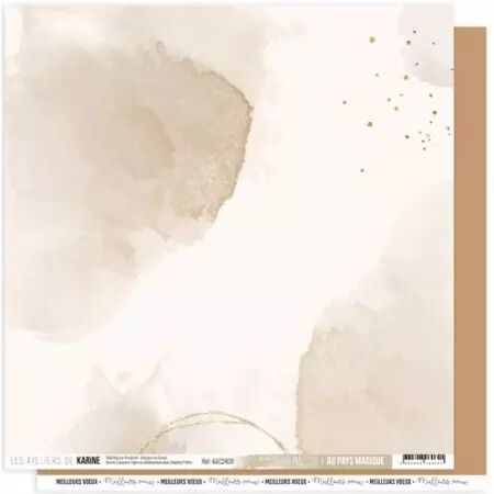 Papier Back to Basics - Au Pays Magique - Taupe