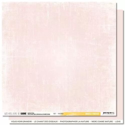 Papier Back to Basics - Mimosa Forever - Rose mimosa